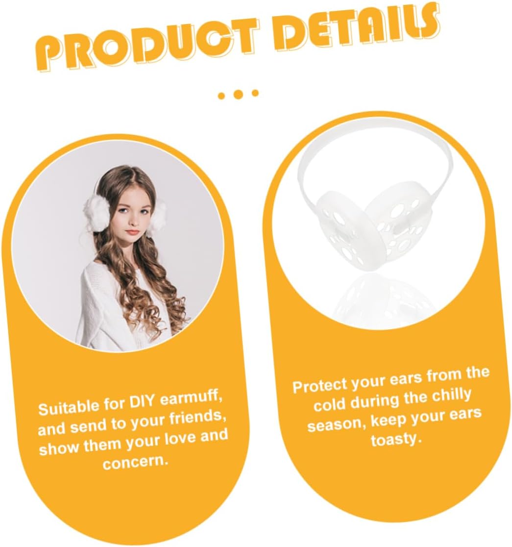 3pcs Safety Earmuff Diy Rack Plastic Earmuff Holder for Sleeping Rack Stand