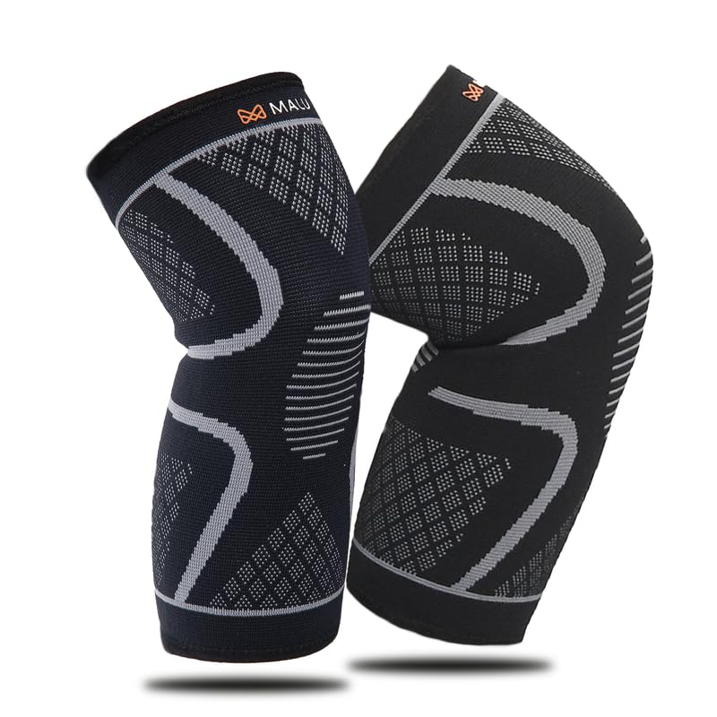 Malu Premium Knee Support for Men & Women – Pain Relief Knee Brace with Anti-Slip 3D Knitting for Gym, Sports & Recovery – Ultimate Comfort for Squats, Running & Joint Pain Relief (1 Pair) (B0DDPJW2SC) Amazon Price History, Amazon Price Tracker