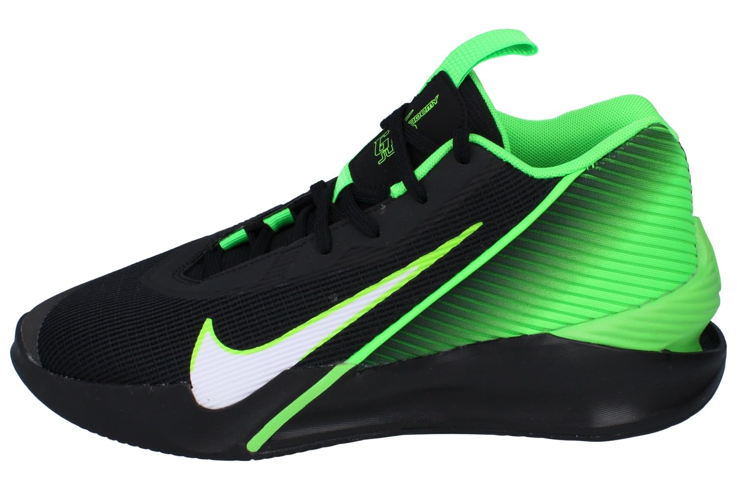Nike G.T. Jump Academy - Zapatillas de baloncesto (FV5524-001, negro/verde huelga/blanco)