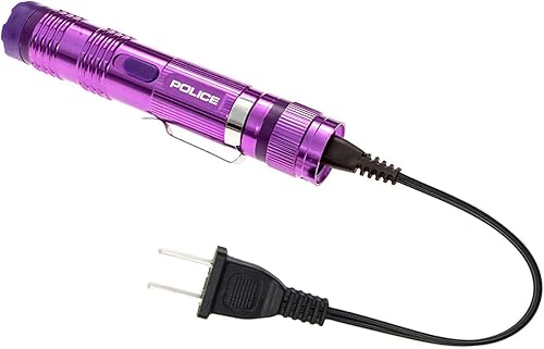 Miniatura 5 de POLICE Pistola paralizante para defensa personal - M12 Mini recargable de aluminio de alto voltaje con linterna LED, compacta y resistente,