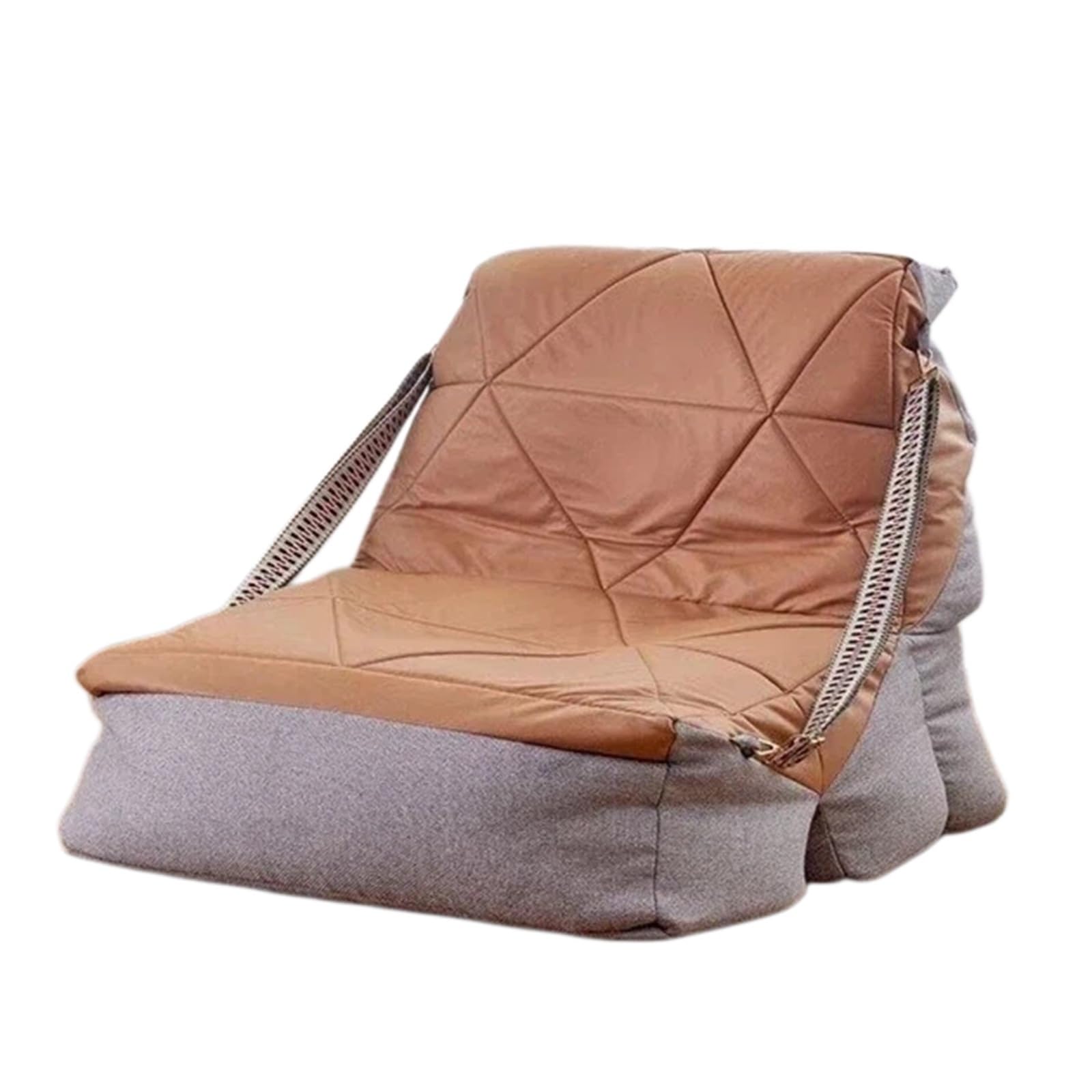 WQQYU6HKF sofa chair Bean Bag Sofa Small Lazy for Bedroom Floor Seat for Reclining Balcony Chair living room chair(Bruin)