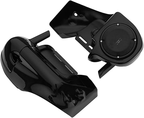 TCT-MOTORPARTS Carenados de pierna ventilada inferior de 6.5 pulgadas, rejillas de altavoz para Harley Davidson Touring Road Street Electra Glide