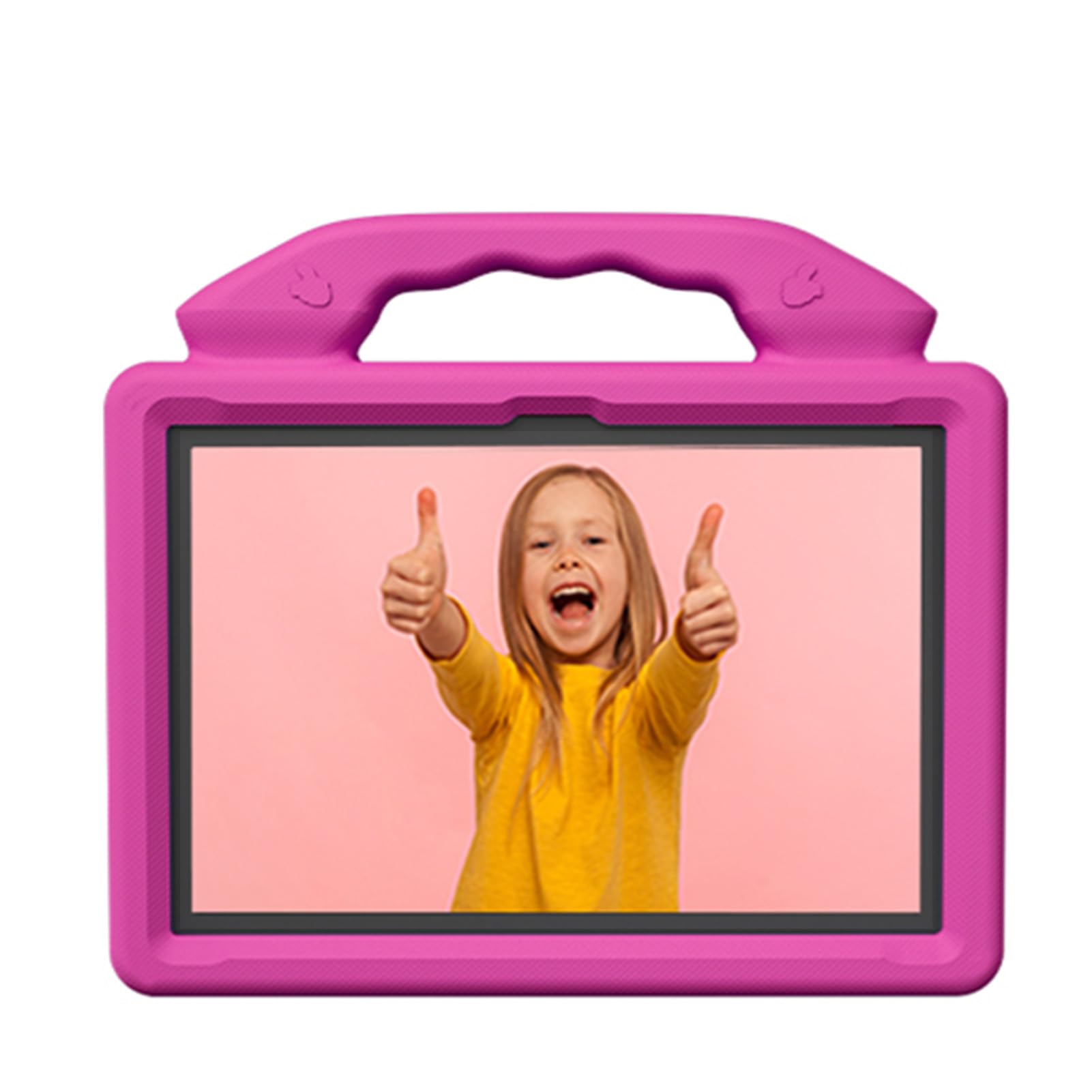 Custodia Protettiva Antiurto per HD8/HD8 Plus, Custodia con Maniglia Girevole Leggera, Copertura Rotante per Tablet, Custodia Antishock per Streaming Videochiamate
