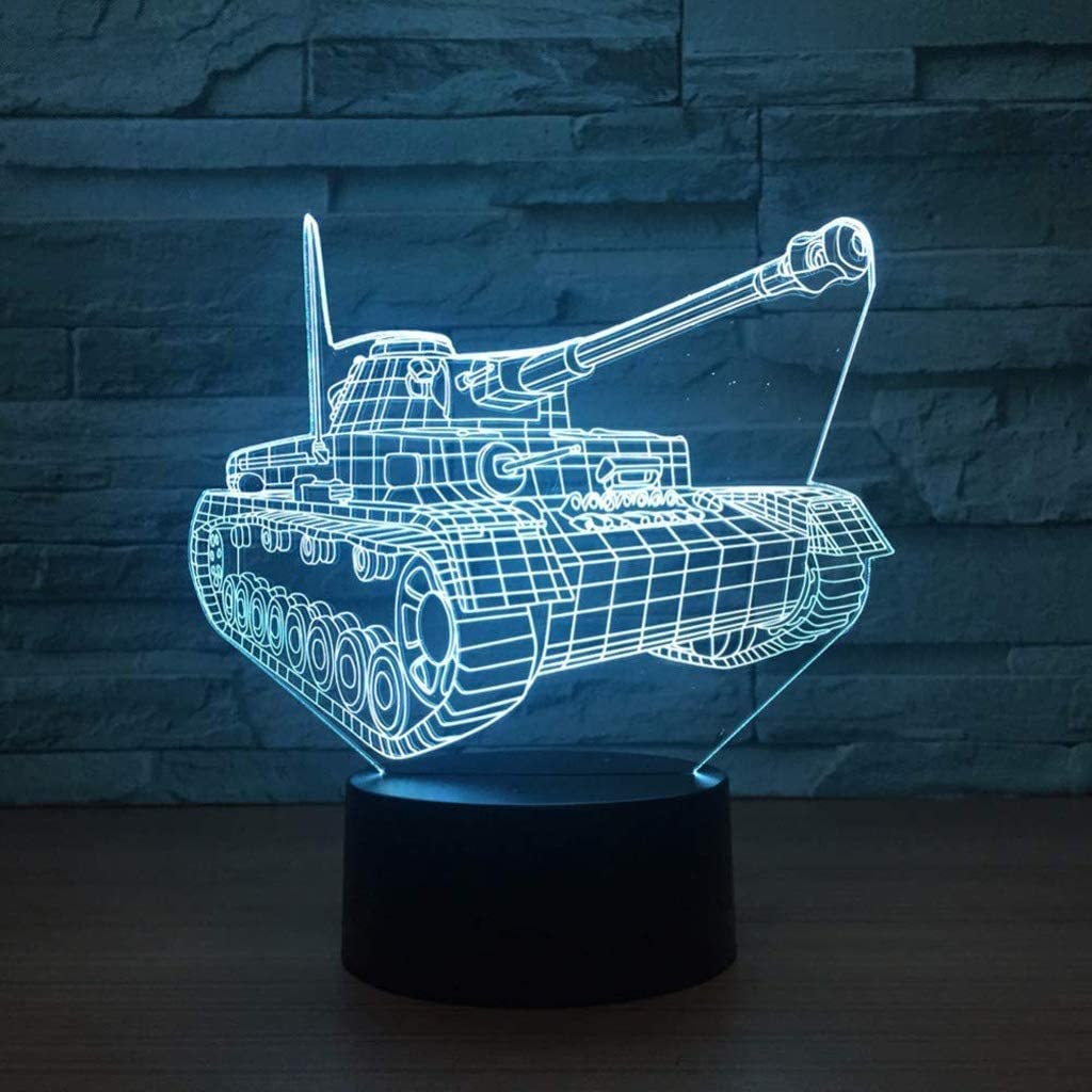 Veilleuse 3D avec interrupteur USB pour chambre à coucher, chevet, petite lampe de table, décoration de dortoir, veilleuse créative