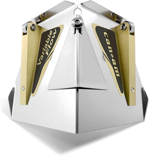 Miniatura 3 de CanAm Tool C200-VFD - Limpiador de esquina directo de flujo variable de 3.0 pulgadas, el mejor limpiador integral para capas de segunda o acabado (3