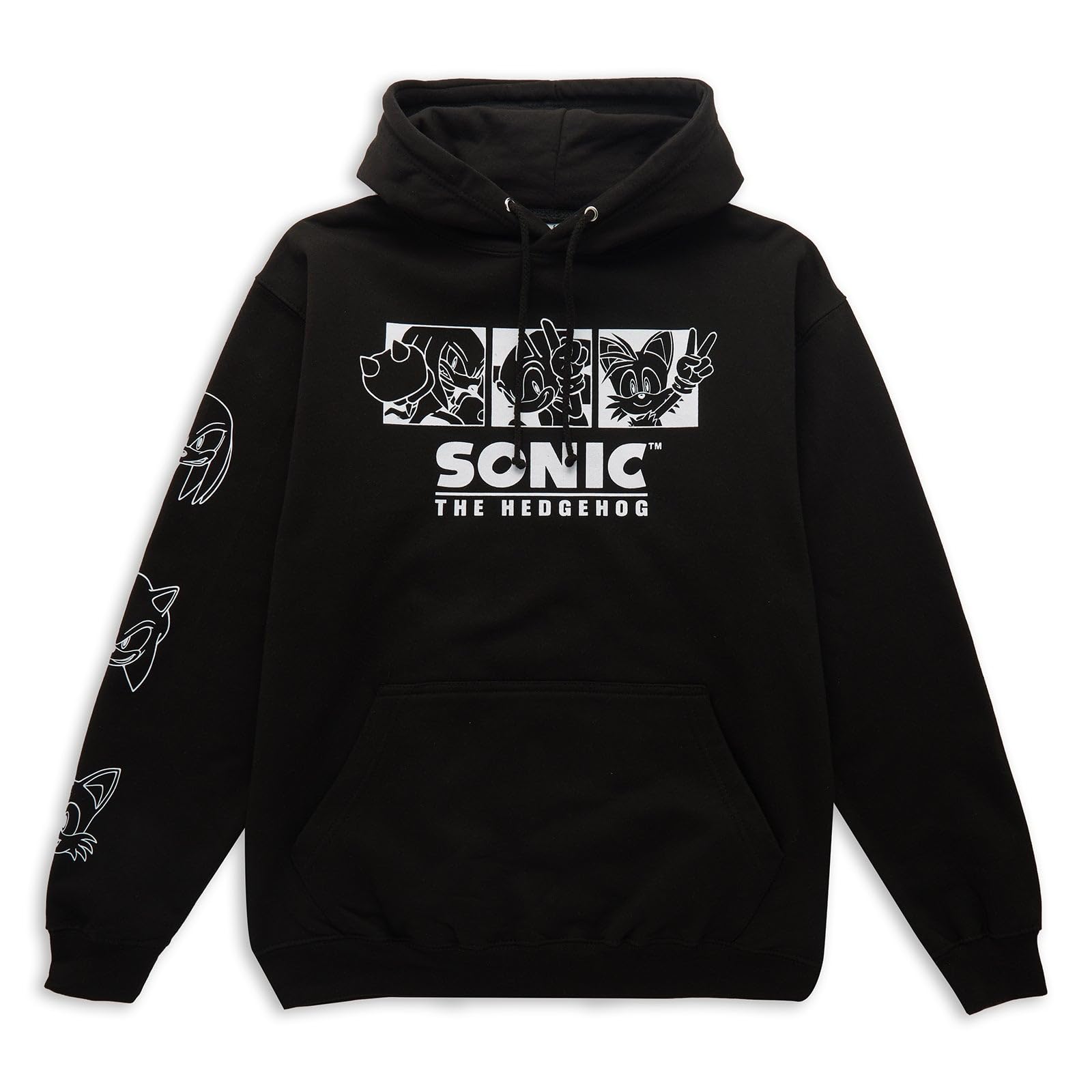 Zavvi Sonic The Hedgehog Trio Hoodie - Black XXL