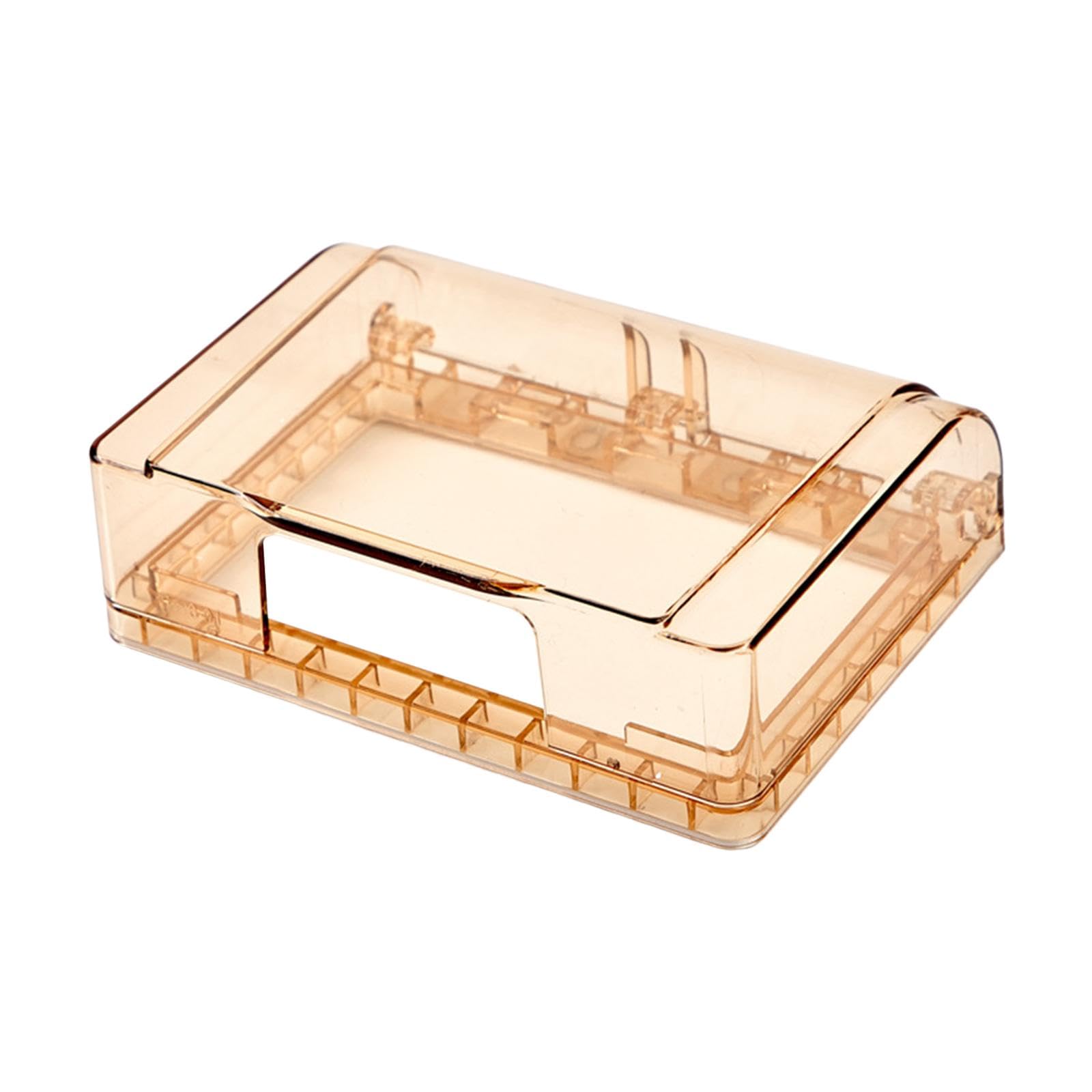 Socket Waterproof Box 118 Type Outlet Cover for Home Improvement Office 1Pcs Light Brown-Electrical Outlets & Receptacles-image-6