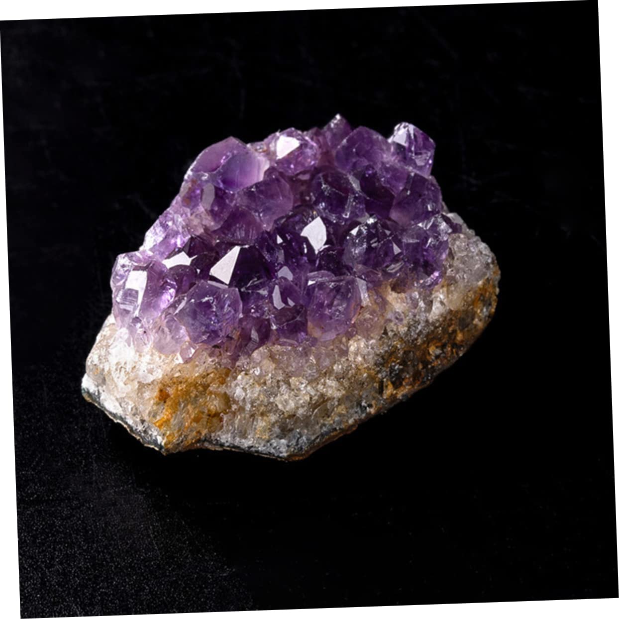 FRCOLOR 8stücke Irreguläre Amethyst Kristall Cluster Deko Steine Natürliche Heilsteine Für Wohn Und Büroschmuck Einzigartige Ornamente Für Elegante Raumgestaltung