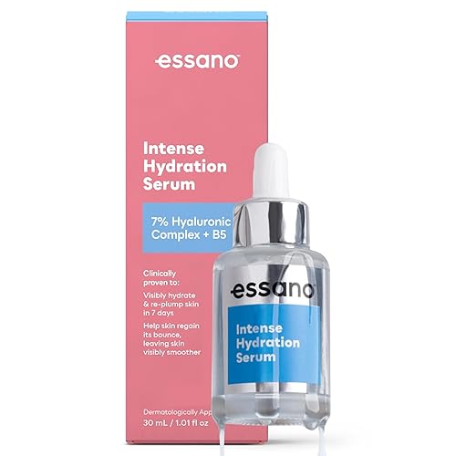 Essano Suero concentrado de ácido hialurónico de hidratación intensa, hidratante al instante, 0.7 fl oz
