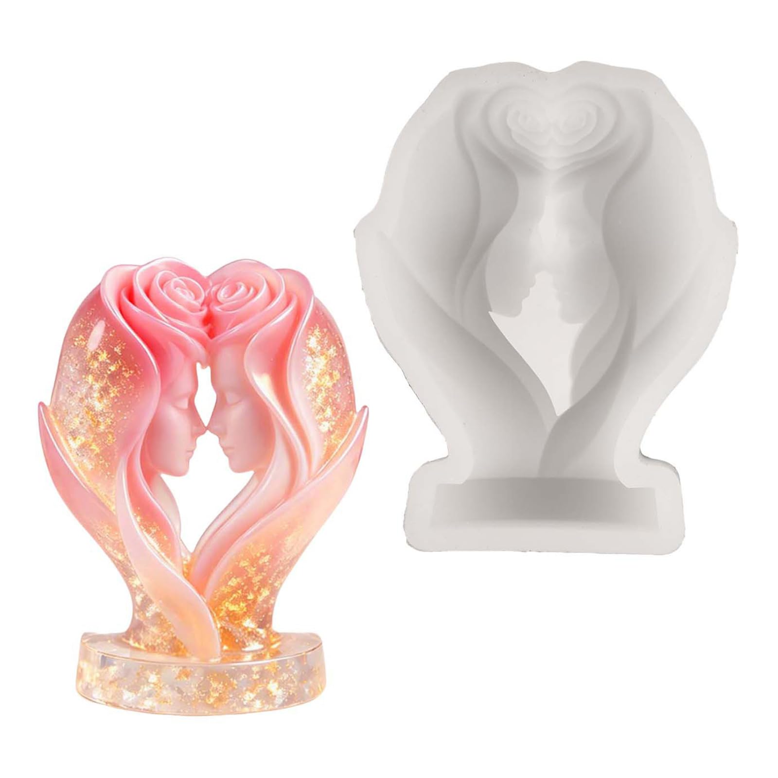 Msioytog Food Grade Silicone Rose Making for Scented and Art Projects Rose Making Set
