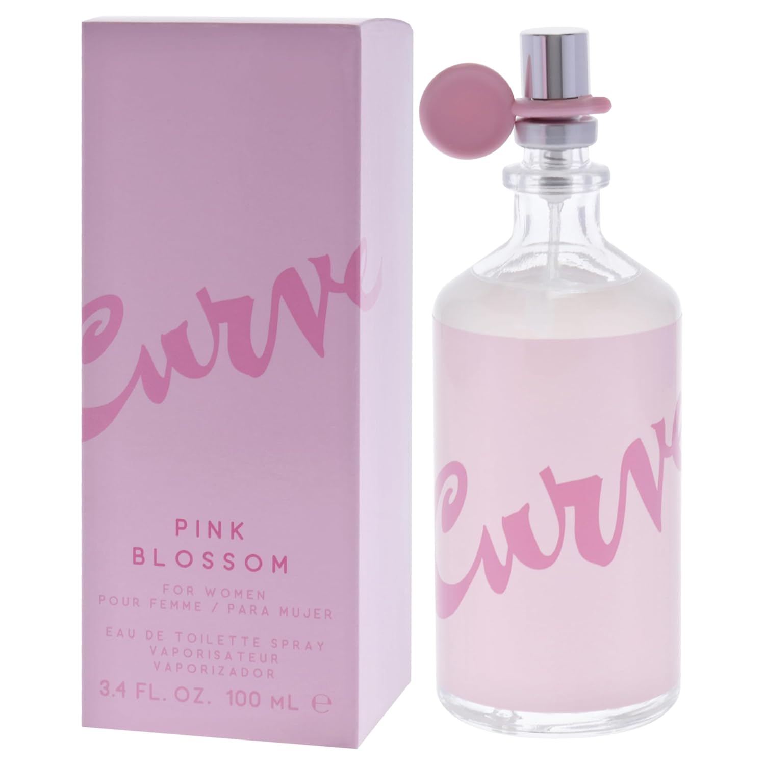 Curve Pink Blossom by Liz Claiborne for Women - 3.4 oz EDT Spray - Image 4