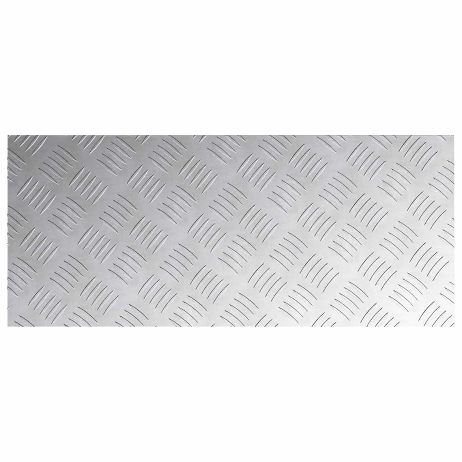 Chapa estriada de aluminio, 2 unidades, 70 x 30 cm, antideslizante y duradera, para interior y exterior, oficina, casa, jardín