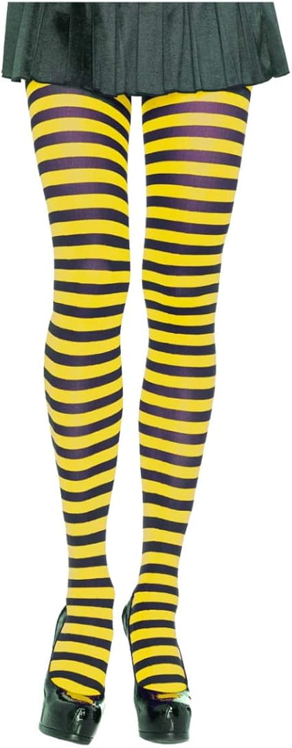 Schwarze Strumpfhose Mit Roten Herzen - Karneval & Fasching Accessoire Damen One Size