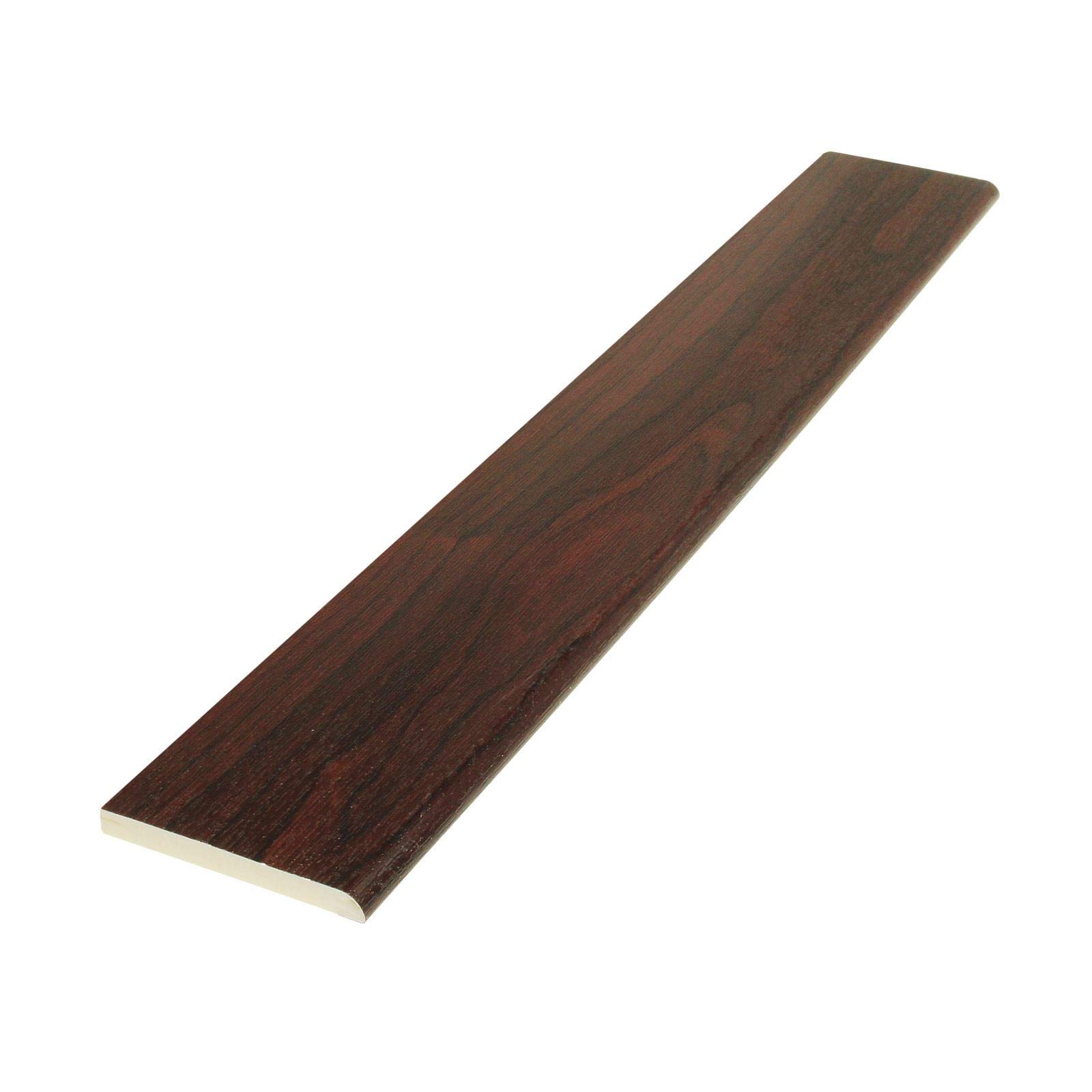 Pencil Round Architrave uPVC Plastic Finishing Trim Moulding (2.5m) - 65mm, Rosewood