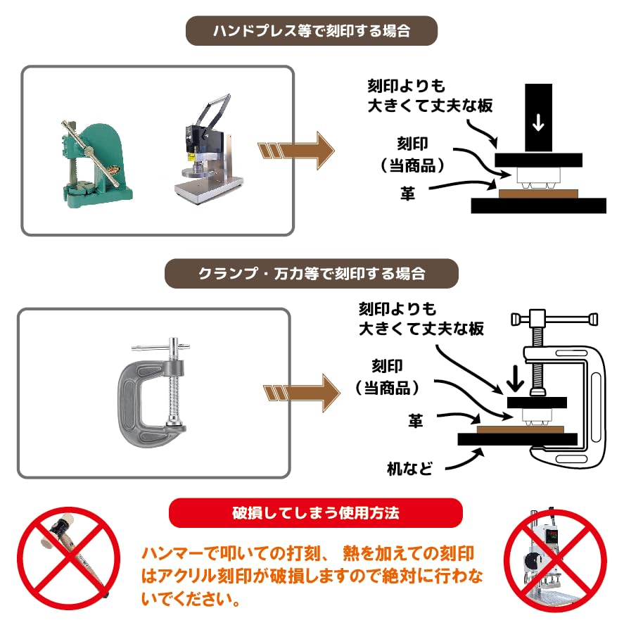 Amazon.co.jp: 【スタンプフリーク】 アクリル刻印 AS005 「スマイル 