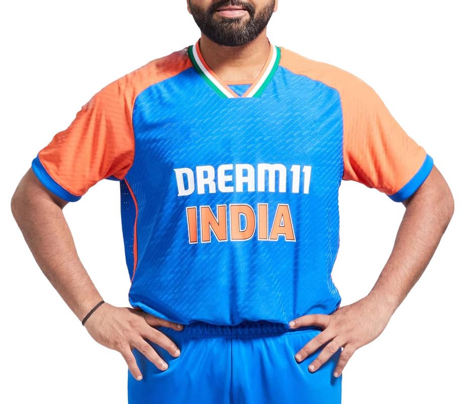 See full amazon price history chart for Sports India T20 Jersey 2024 World Cup (Kids,Boys,& Mens) L1110 8049 Rohit 45 (36, RHT_WT20) Sports India T20 Jersey 2024 World Cup (Kids,Boys,& Mens) L1110 8049 Rohit 45 (36, RHT_WT20) (B0D62RJ7JH) Amazon Price History, Amazon Price Tracker
