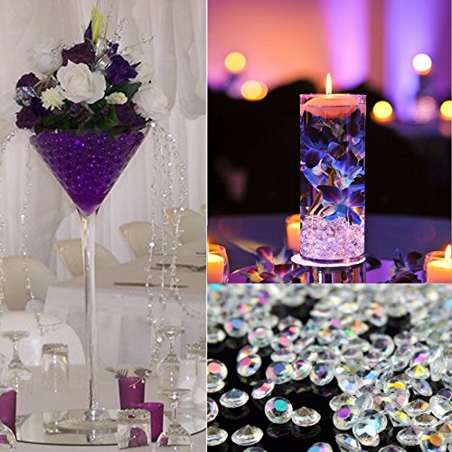 Miraise 10000 Acrylic Crystals Diamonds Confetti Scatter Crystals Wedding Scatter Table Home Decoration 4.5Mm (Dark Violet)… #TOP7