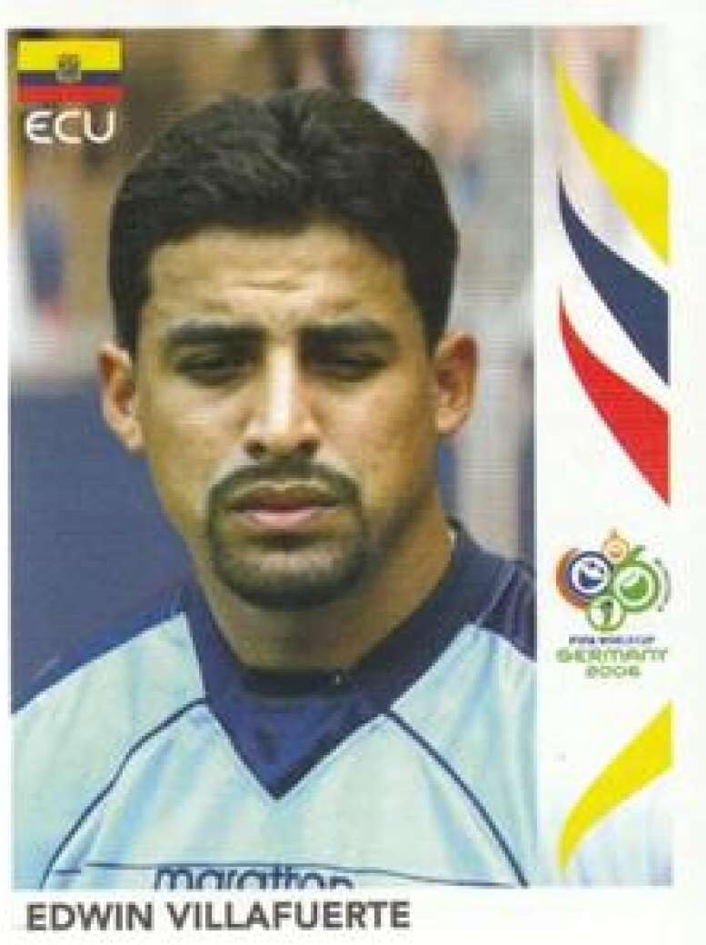 Amazon.com: 2006 Panini Stickers World Cup #92 Edwin Villafuerte ...