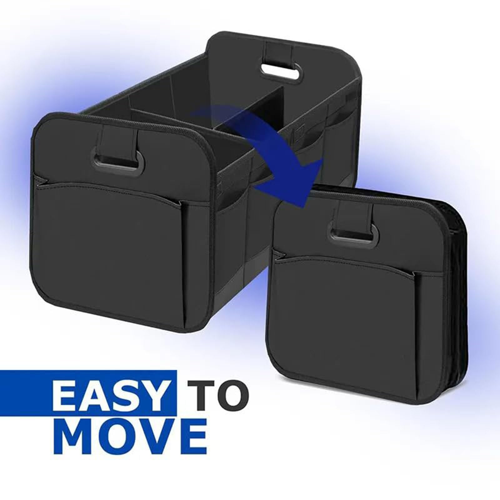 Kofferraumtasche Organizer, Für Kia EV6 / EV6 GT / EV6 GT Line/Forte Faltbar Auto Aufbewahrungsbox Wasserdicht Kofferraumbox Ordnungssystem Innenraum