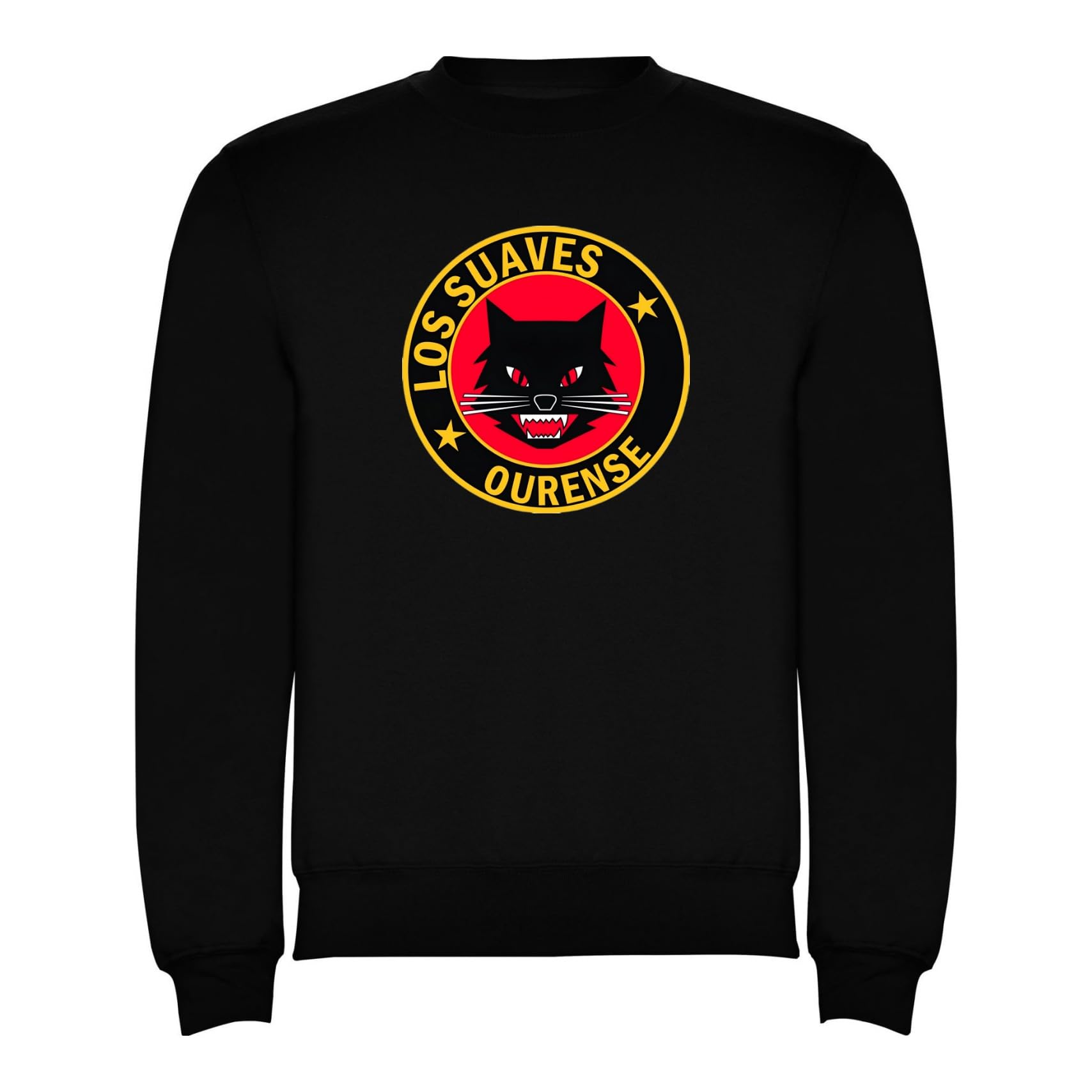 Genérico Sudadera Los Suaves Logo Negra para Hombre - Tallas S a XXL