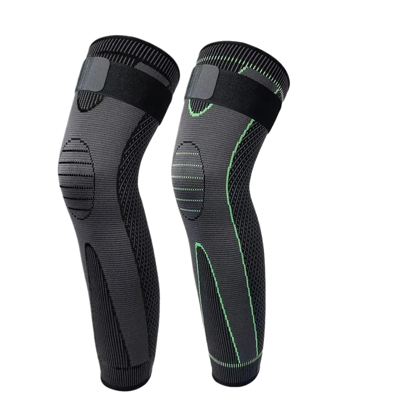 1/2 pezzi manicotto di compressione for tutta la gamba con cinturino for donne e uomini lunghi for corsa, basket, calcio, ciclismo Per Polpaccio, Gambaletti Compressione
