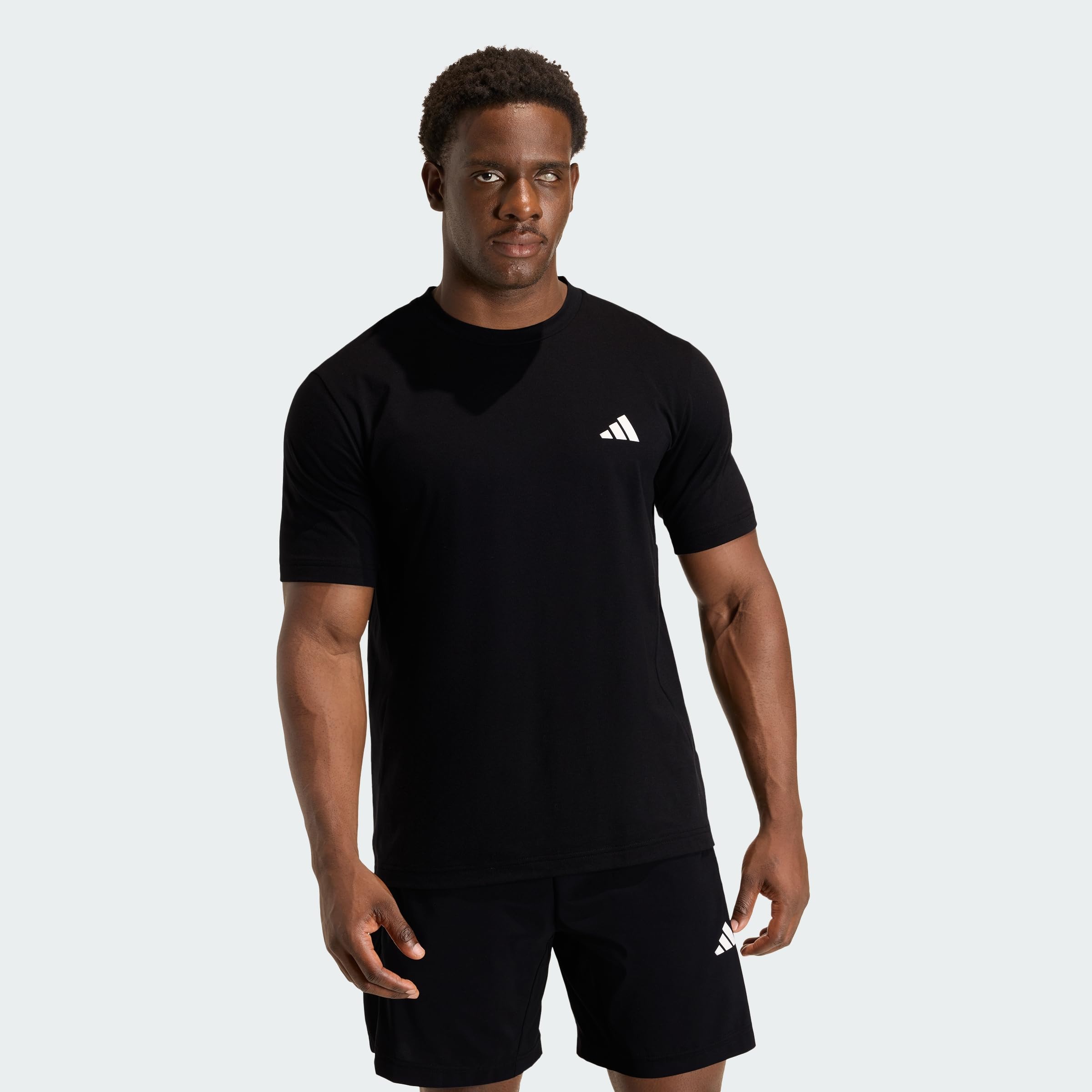 adidas Men's Workout Essentials Feelready Shirt, Black, S