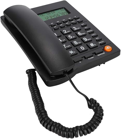 Telefono fisso con filo Tasto Emergenza domestica Hotel Business Telefono fisso desktop Telefoni vintage 896C  7