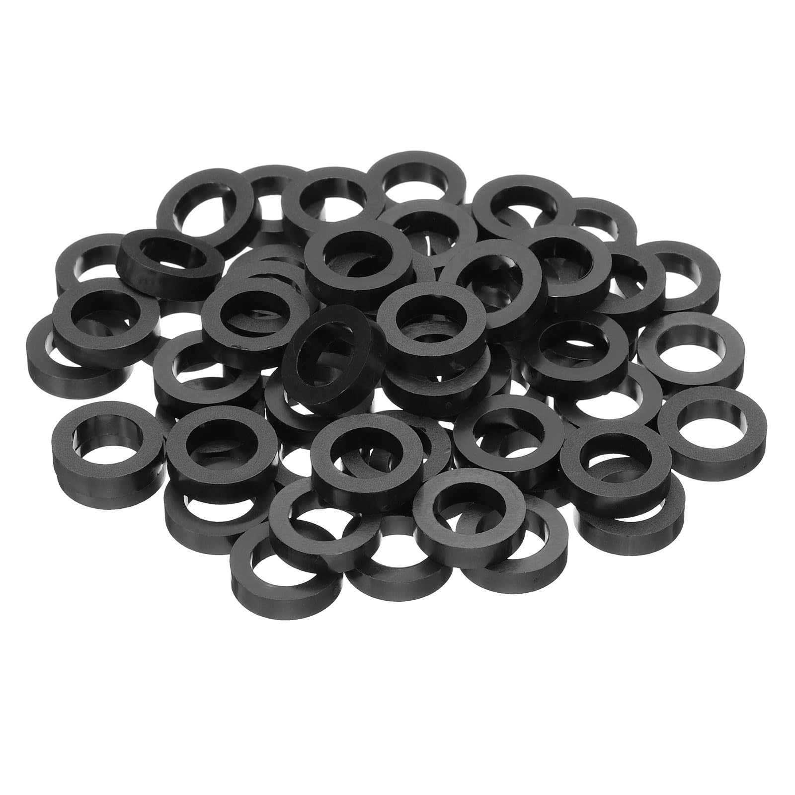 PATIKIL M10 Round Electrical Outlet ABS Spacers Washer, 60 Pcs 10.2mm ID, 16mm OD