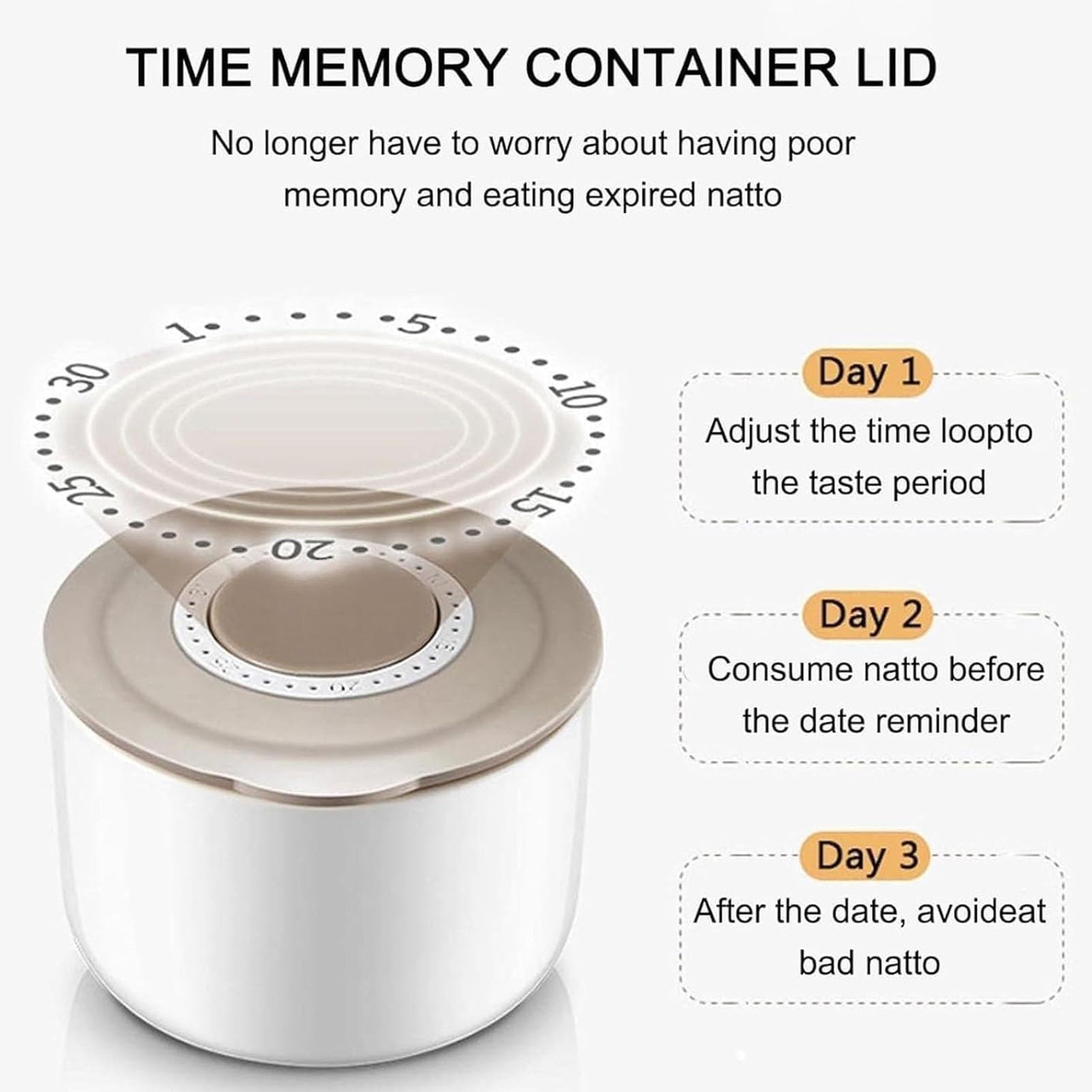Máquina Fermentadora Inteligente Natto 1,5L,4Modos,4Recipientes Cerámica