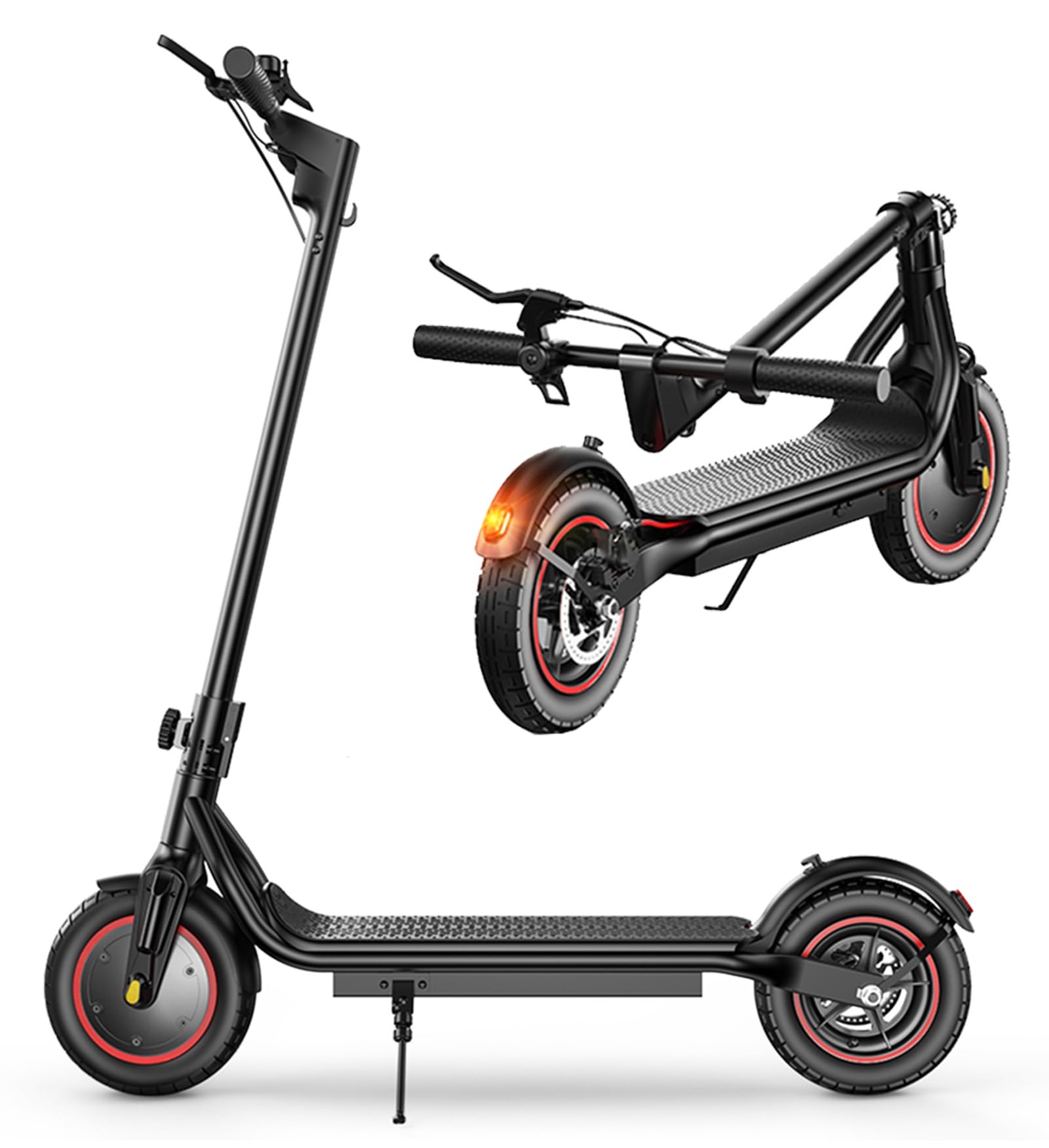 Electric Scooter for Adults 23 Miles Range Top Speed 22MPH 500W Motor 10 Pneumatic Tires 441Wh Battery Escooter