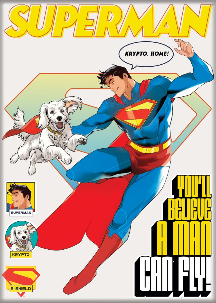 Ata-Boy Boys Superman 2025 Ata- Comic Cover 2.5" X 3.5" Magnet For Refrigerators And Lockers