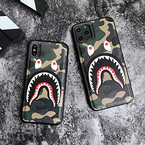 Shark Teeth Print Leather Hardshell Case For Iphone 11 Iphone 11 Pro Iphone 11 Pro Max Hardshell Silicone Case Bape Hypebeast Supreme Slim Protect Fashion Style 3 Iphone 11 Amazon In Electronics
