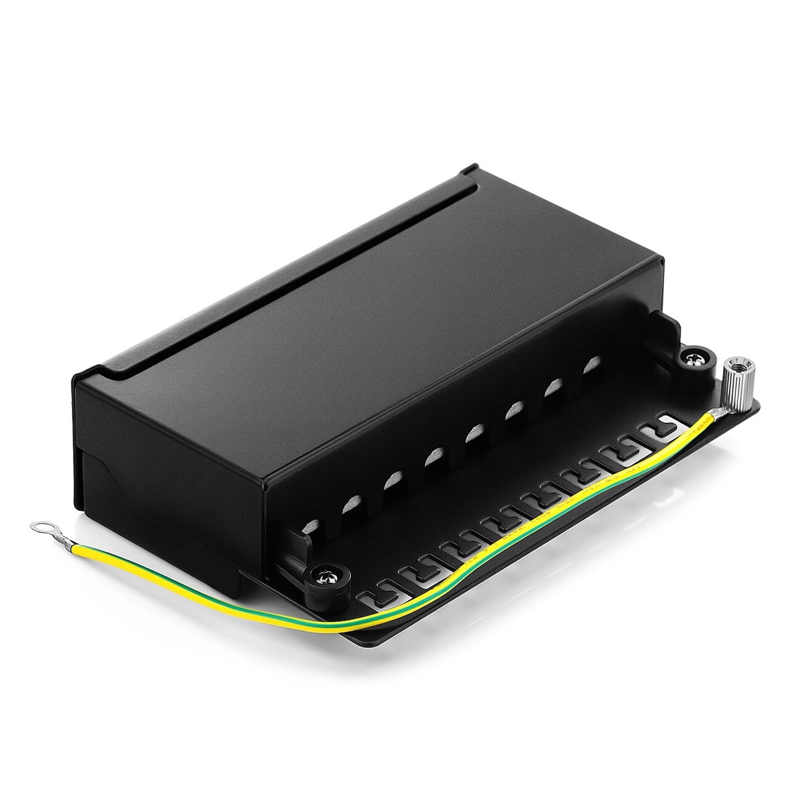 Mini-Desktop-CAT6A-Cat6-Patchpanel mit 8–12 Anschlüssen(Cat 6A 12-Port)