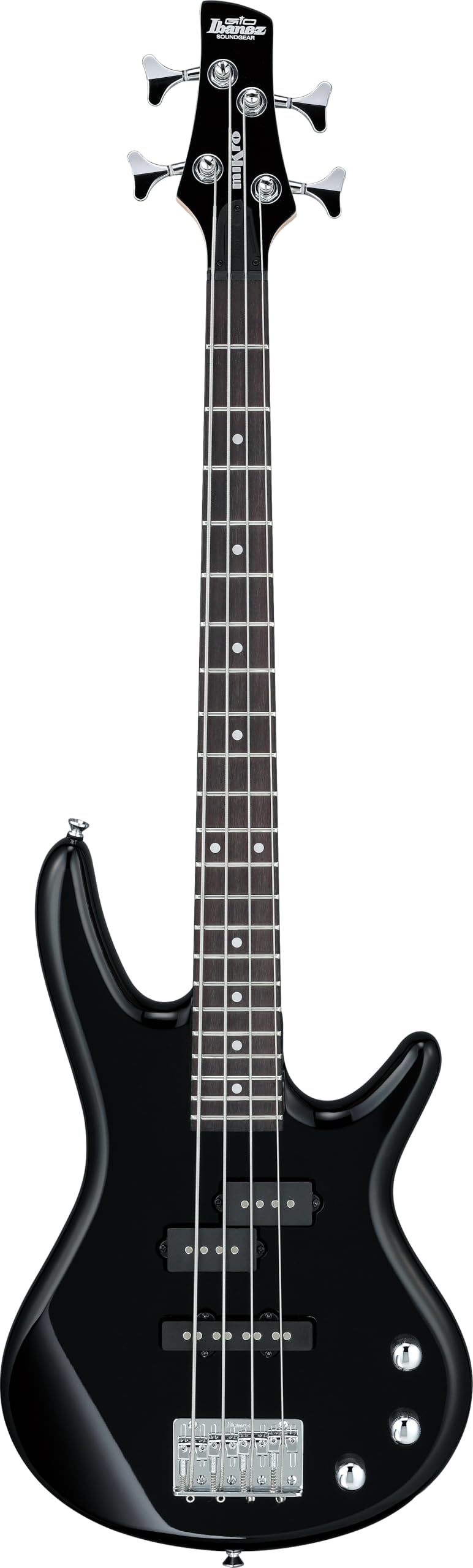 Ibáñez GSRM20GB-BK Micro Bajo eléctrico de 4 cuerdas Negro con el bolso