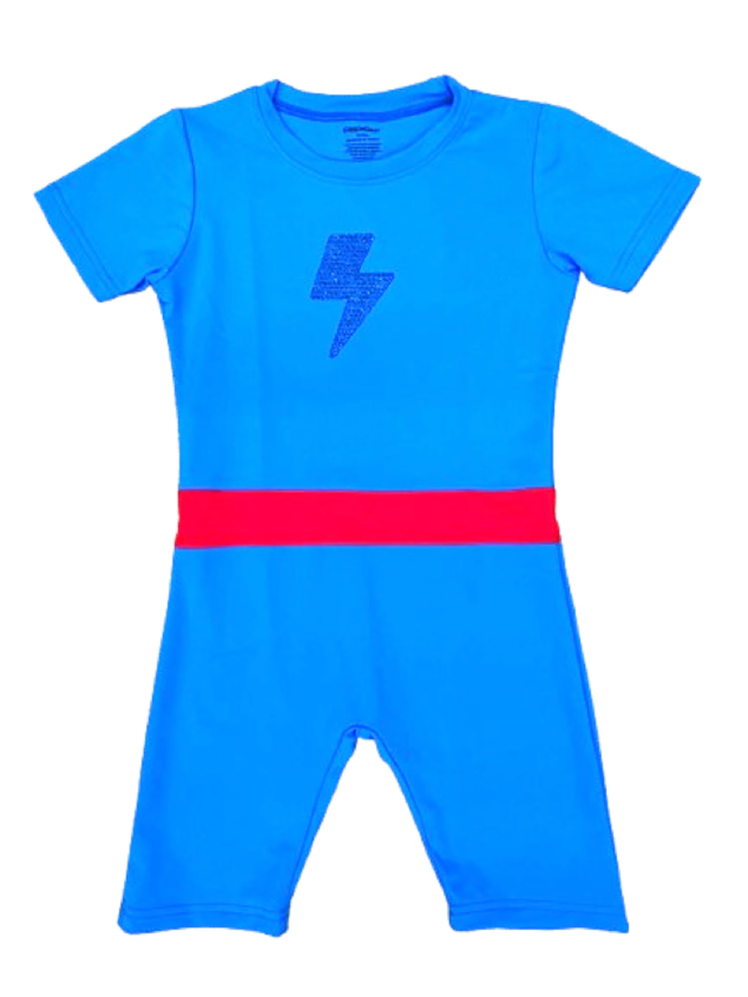 Children One Piece Activewear Unitard | Nylon Spandex Dance Gym Bodysuit for Ballet Acrobatics Fitness Training Costume Wear | Blue-picture-24