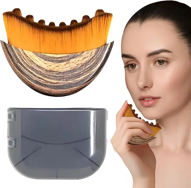 Brosse Drainage Lymphatique Visage - Sculpture et Massage Facial Quotidien