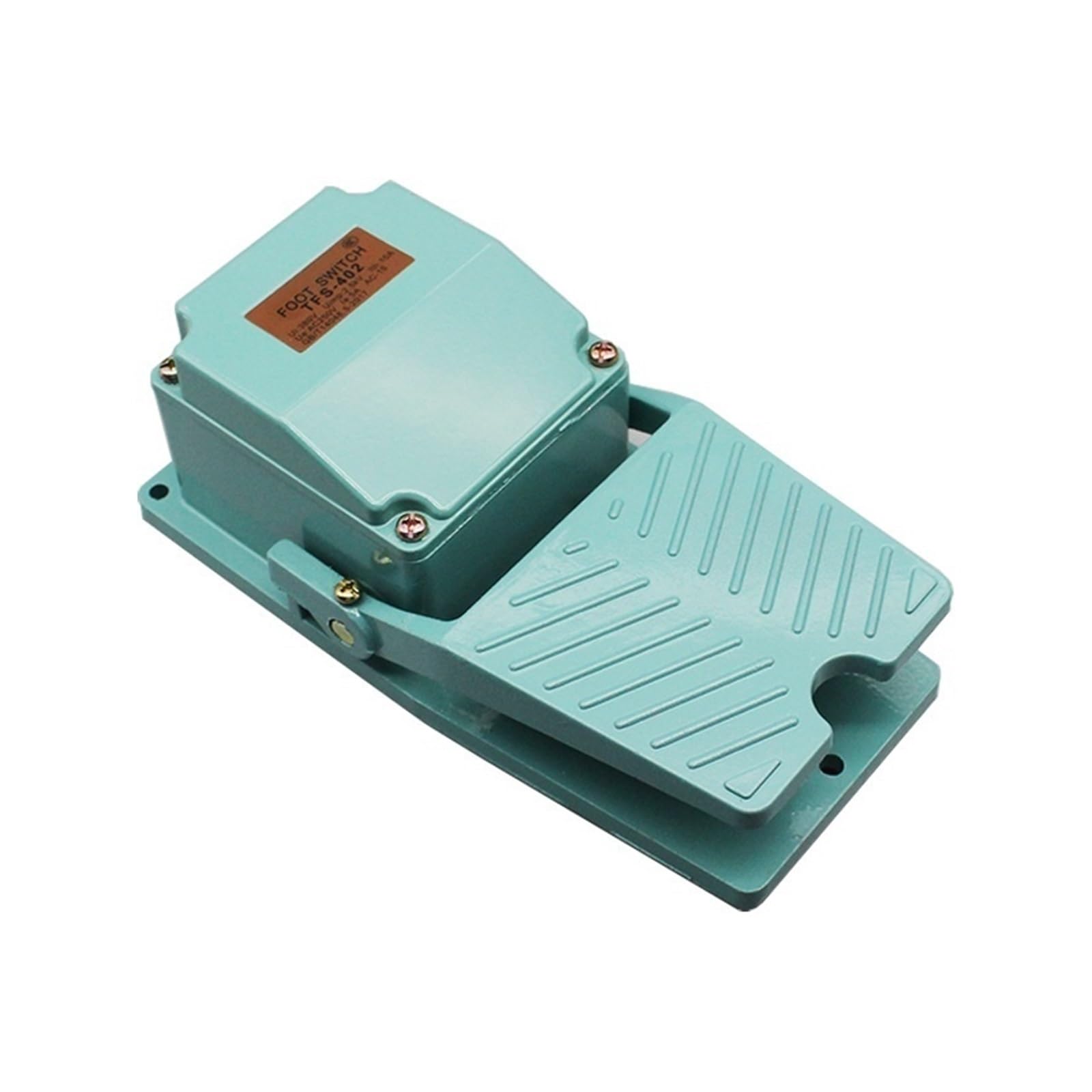 Interruptor de pedal para taller mecánico TFS-402 con carcasa de aluminio