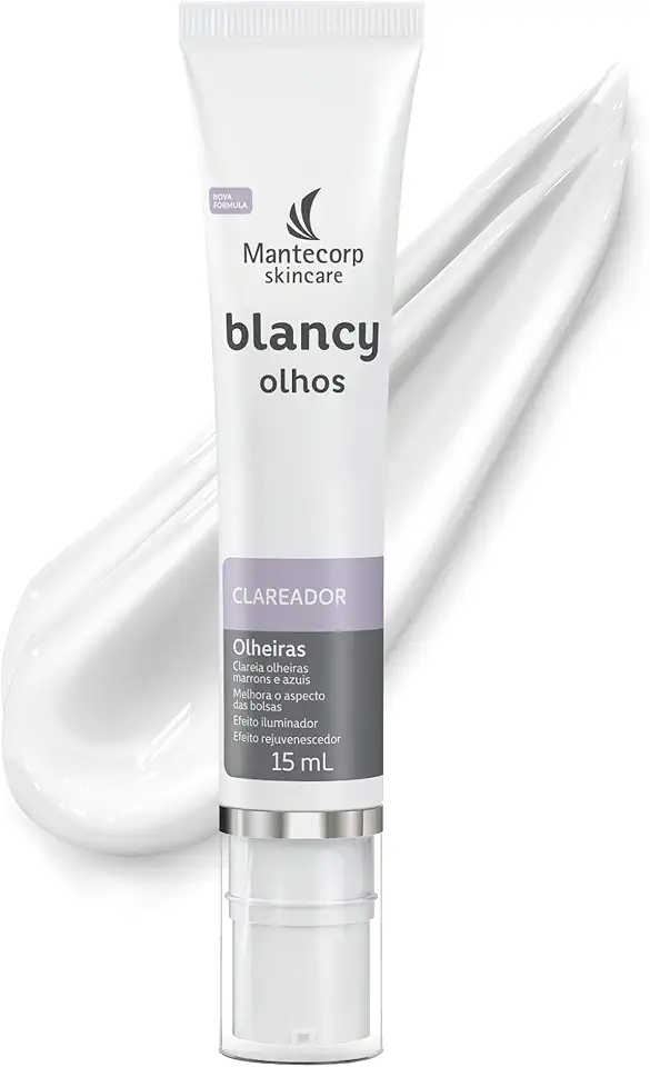 MANTECORP - Clareador Para Área dos Olhos Blancy - Reduz Olheiras e Clareia Bolsas, Promove Olhar Iluminado, Hidrata e Uniformiza a Pele - 15g
