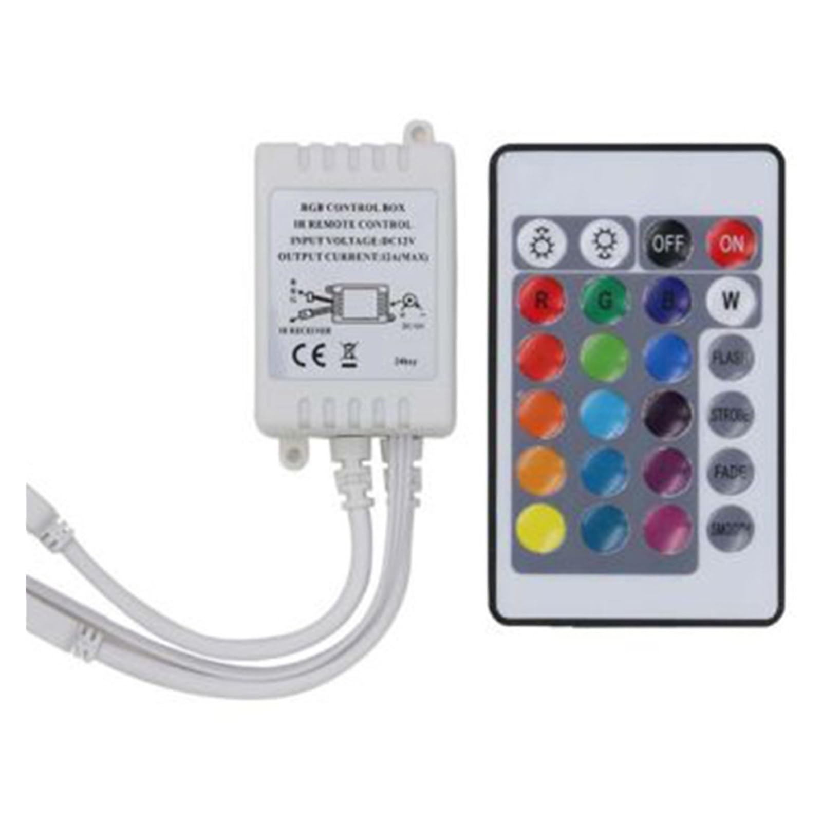 Controlador de línea de salida dual de 24 teclas y atenuador LED para barras de luz