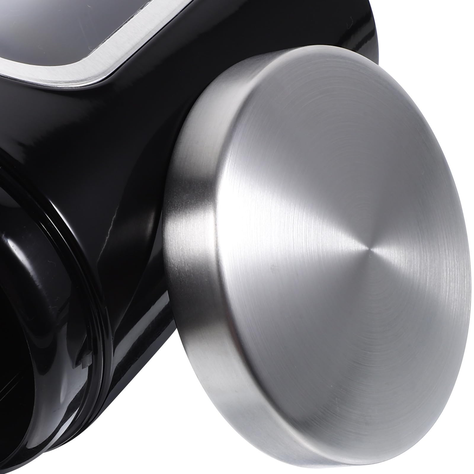 Tarro de Almacenamiento de Alimentos Hermético de Acero Inoxidable Negro