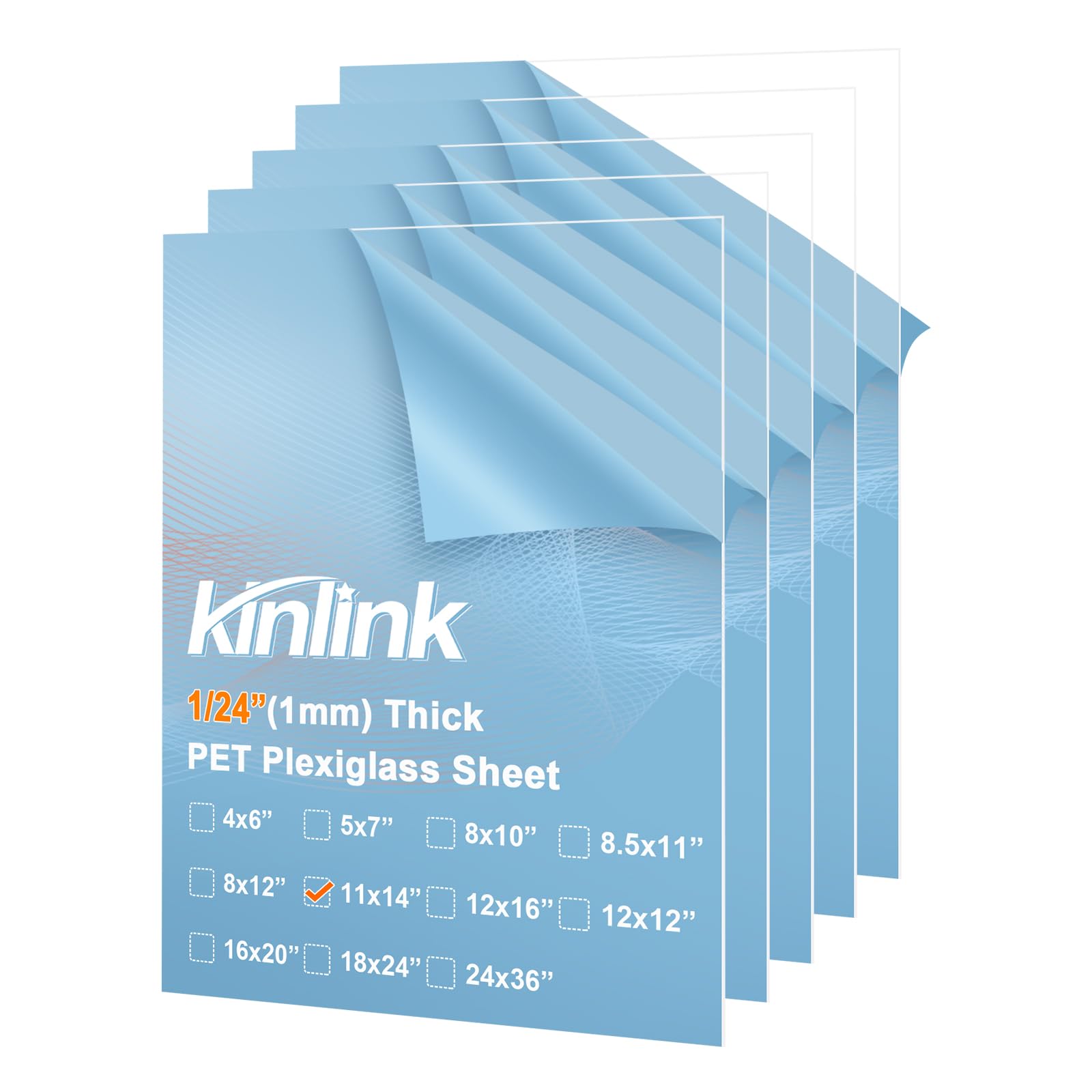 Clear Plexiglass Sheets - 5 Pack -11