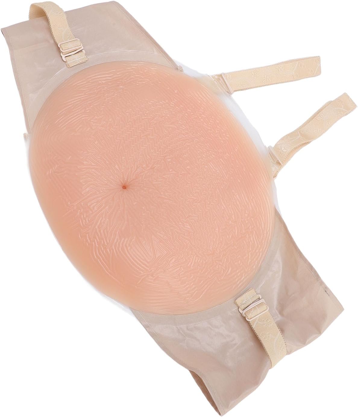 Ymiko Silicone Pregnancy Belly Bump Tummy for Costumes Cosplay Photography Actor Role Play Liquid Silicone