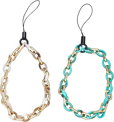 Staqlo 2PCS Phone Charm Set-Stylish, Unique, Secure Phone Accessories to Decorate Your Phone -Never Lose Your Phone Again-Cute, Fashionable and Trendy - Perfect for Any Phone - Phone Decoration, Phone Strap, Phone Pendant, Phone Jewelry-hch14