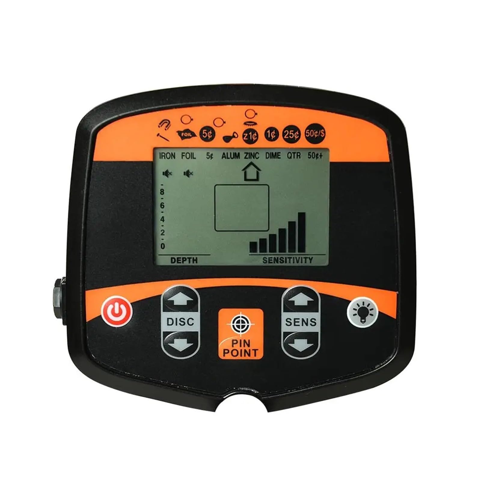 Detector de Metales subterráneo de Alta Profundidad los 2,5m LED TX960 Digger Treasure PinPointer Detector de Oro para la Caza en la Playa/Oro, Alta sensibilidad
