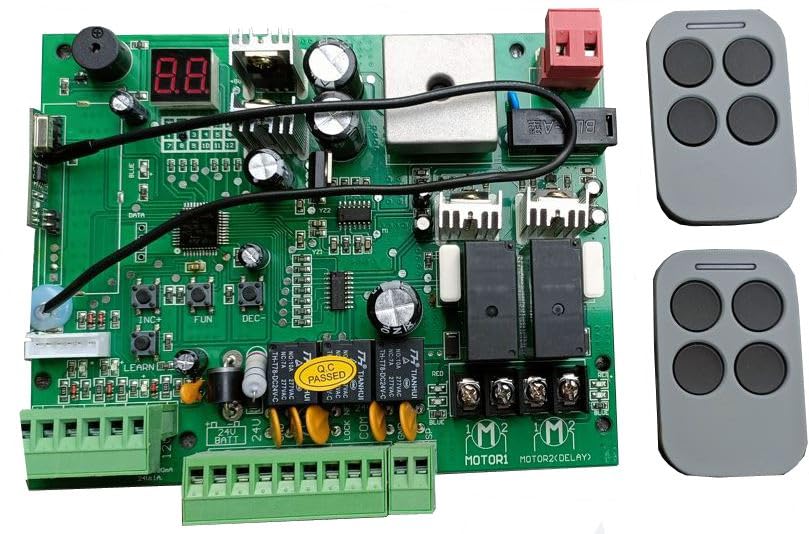 CONTROL BOARD for DC Swing Gate Motor with Remotes
