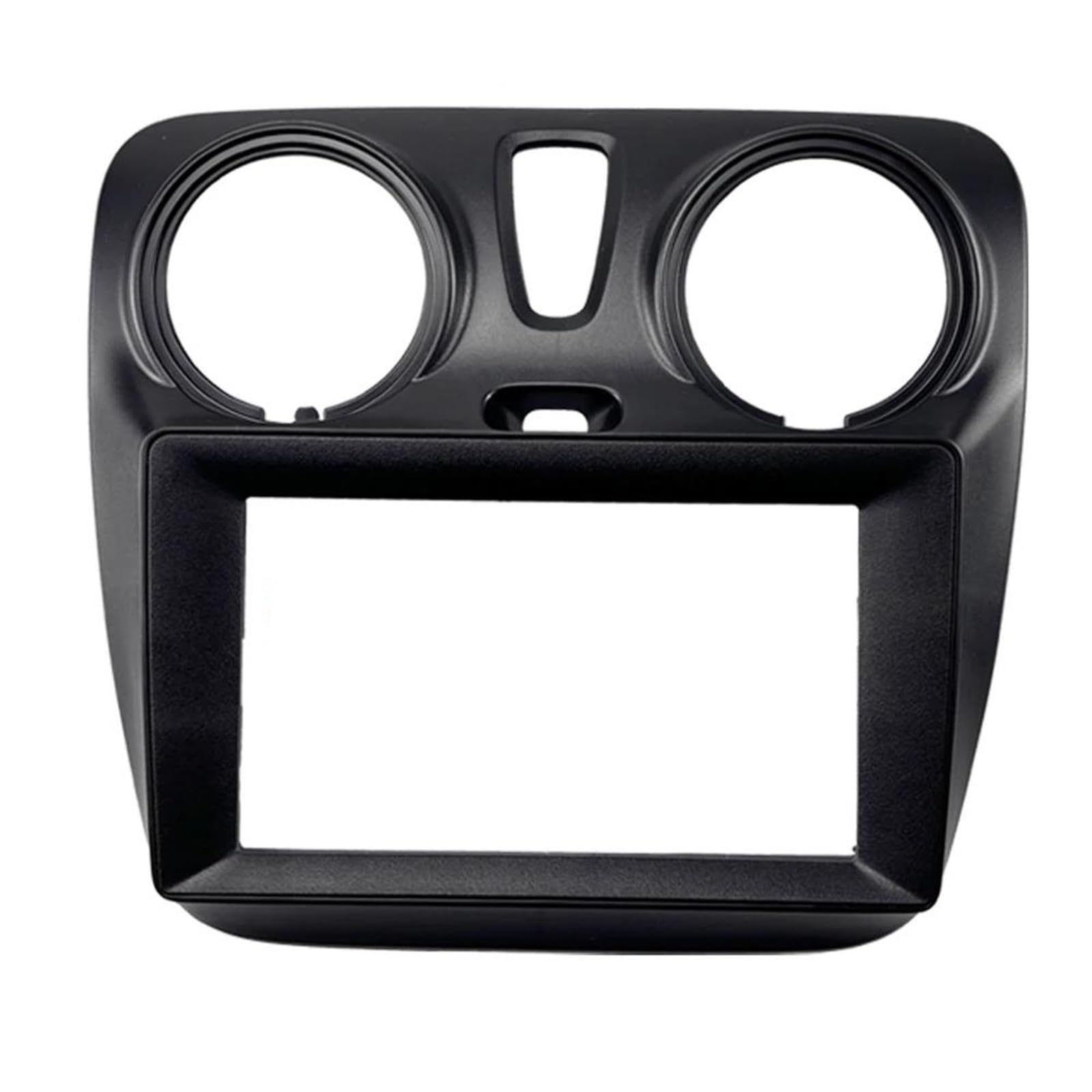 Générique Cadre de façade d'autoradio Kit De Panneau Montage Tableau Bord Radio Fascia Android MP5 Cadre Voiture 7 Pouces 2din pour Dacia pour Lodgy 2012 – 2020 Autoradio Tableau de Bord