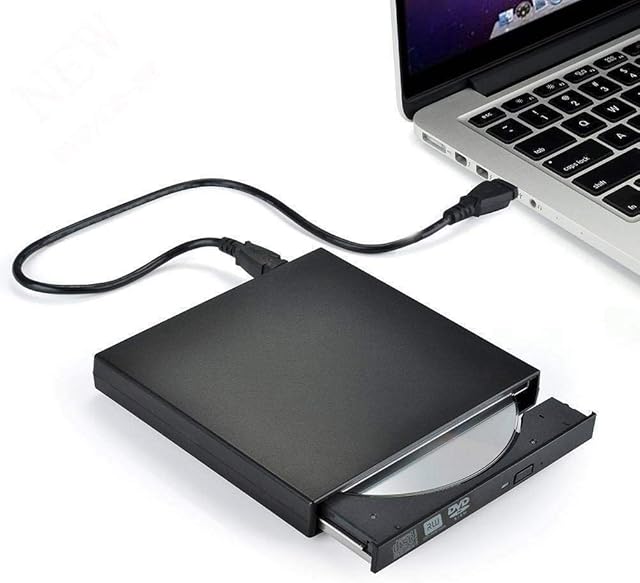 Trintion CD Reader for Laptop External CD Drive High Speed USB 2.0 CD DVD Reader Writer Drive Portable CD Player Burner Disk for Laptop Desktop PC