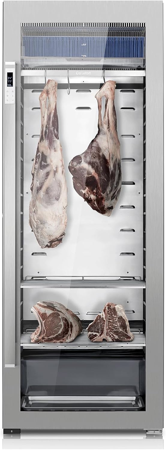 Ca’Lefort Dry Aging Refrigerator for Steak – 30 Inch Dry Aged Fridge with Safety Lock, Precise Temp & Humidity Control, White LED Light for Steak Beef Ager for Cabinet Home Commercial(21.89 cu.ft) Ca’Lefort Dry Aging Refrigerator for Steak – 30 Inch Dry Aged Fridge with Safety Lock, Precise Temp & Humidity Control, White LED Light for Steak Beef Ager for Cabinet Home Commercial(21.89 cu.ft)