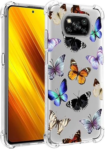 Yerebel Funda para Poco X3 NFCPoco X3 ProPoco X3 Linda Caso, Transparente Flexible Bumper TPU Funda de Silicona Suave de Goma para Xiaomi Poco X3 Yerebel Funda para Poco X3 NFCPoco X3 ProPoco X3 Linda Caso, Transparente Flexible Bumper TPU Funda de Silicona Suave de Goma para Xiaomi Poco X3
