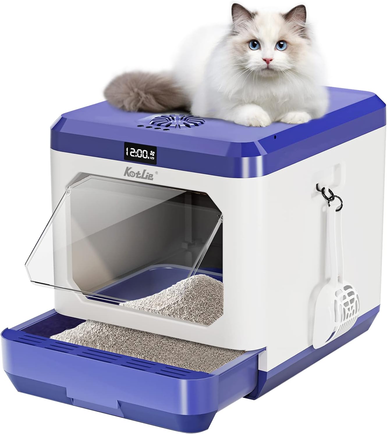 Smart Cat Litter Box, Auto Odor Removal Sterilization, XL